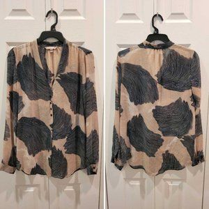 Banana Republic Abstract Blouse